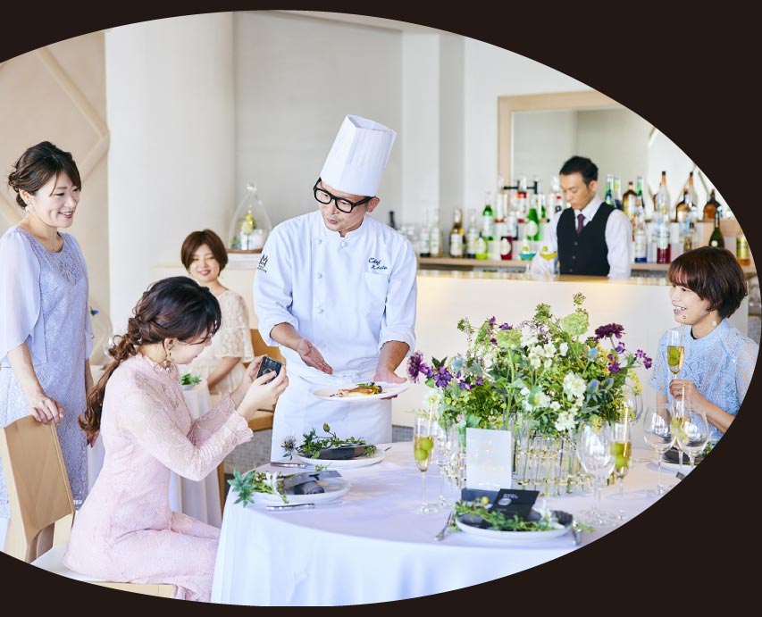 ザ マグリット | 岡山県岡山市の結婚式場・パーティーウェディング・おもてなしウェディング マグリットのフュージョン料理